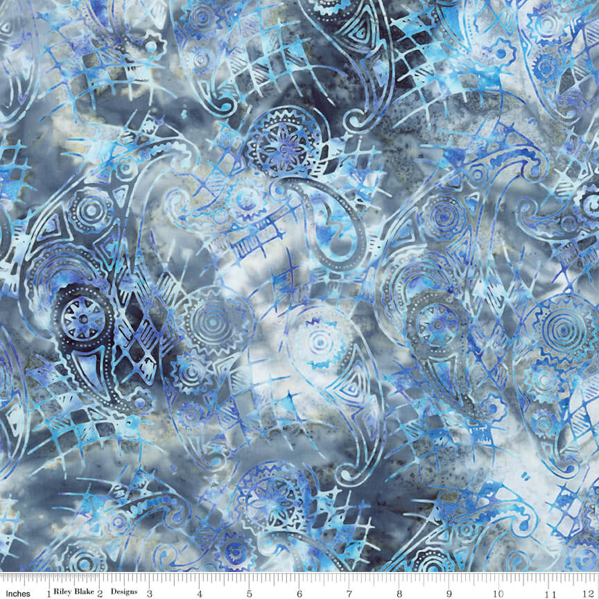 Splatter Batiks Lilac Lustre hand-dyed batik quilting fabric by Riley Blake Designs, purple splatter cotton batik, sold by the yard