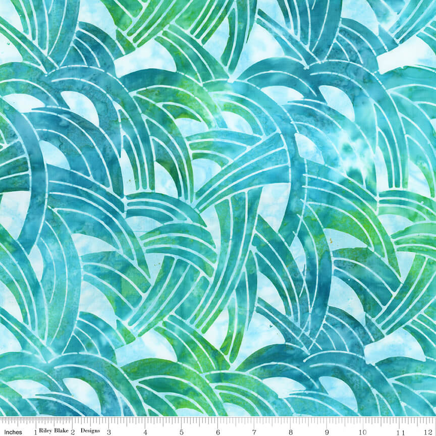 Splatter Batiks - Pool Party 44"/45" Fabric Per Yard