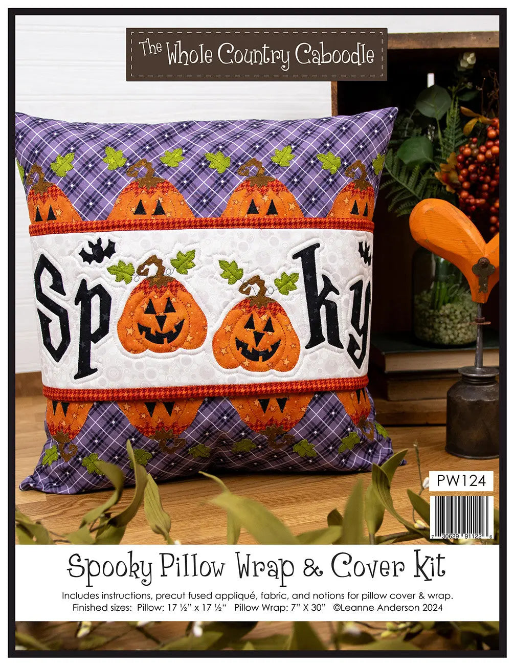Spooky Pillow Wrap & Cover Kit - Linda's Electric Quilters