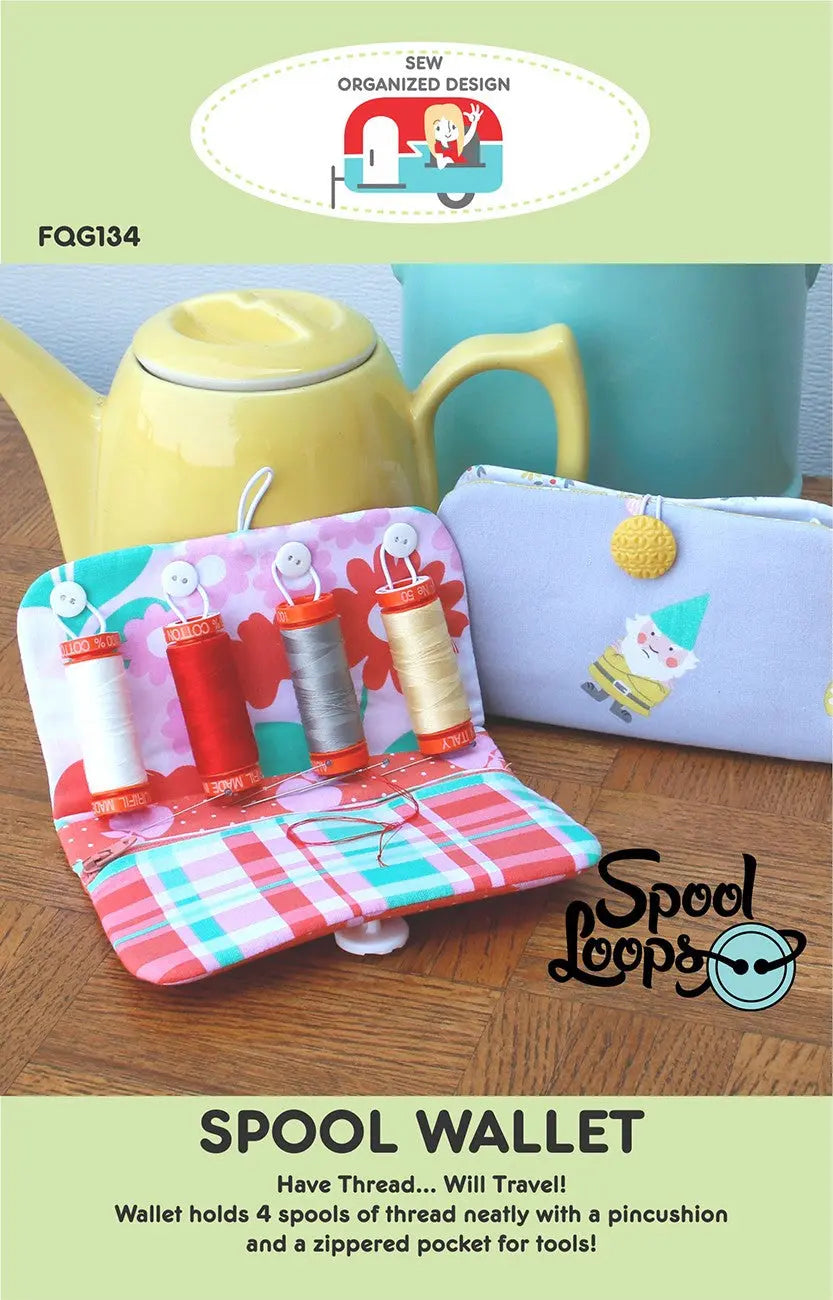 Spool Wallet - Linda's Electric Quilters
