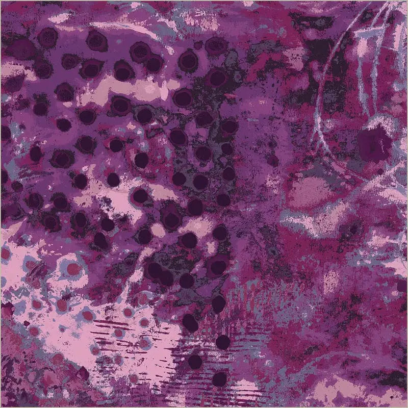 Spotted Graffiti Spring Lilac Cotton Wideback Fabric per yard Windham Fabrics