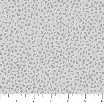 Spotty Gray Pigment Dewfall Cotton 44"/45" Fabric Per Yard Figo Fabrics