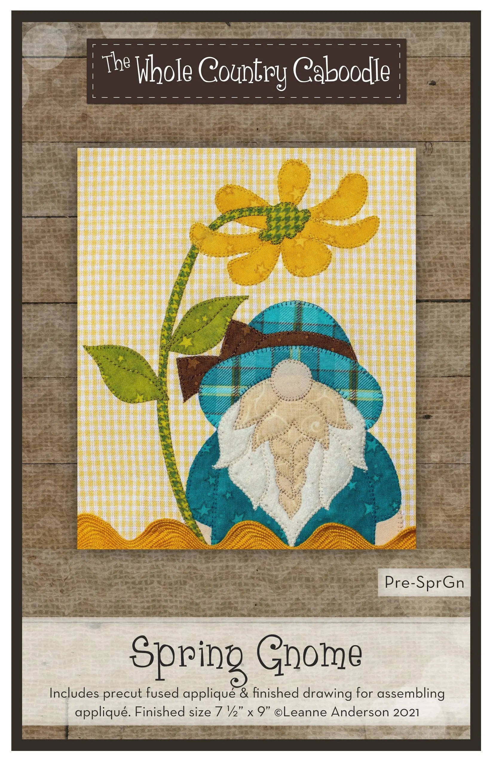 Spring Gnome Precut Fused Applique Pack - Linda's Electric Quilters
