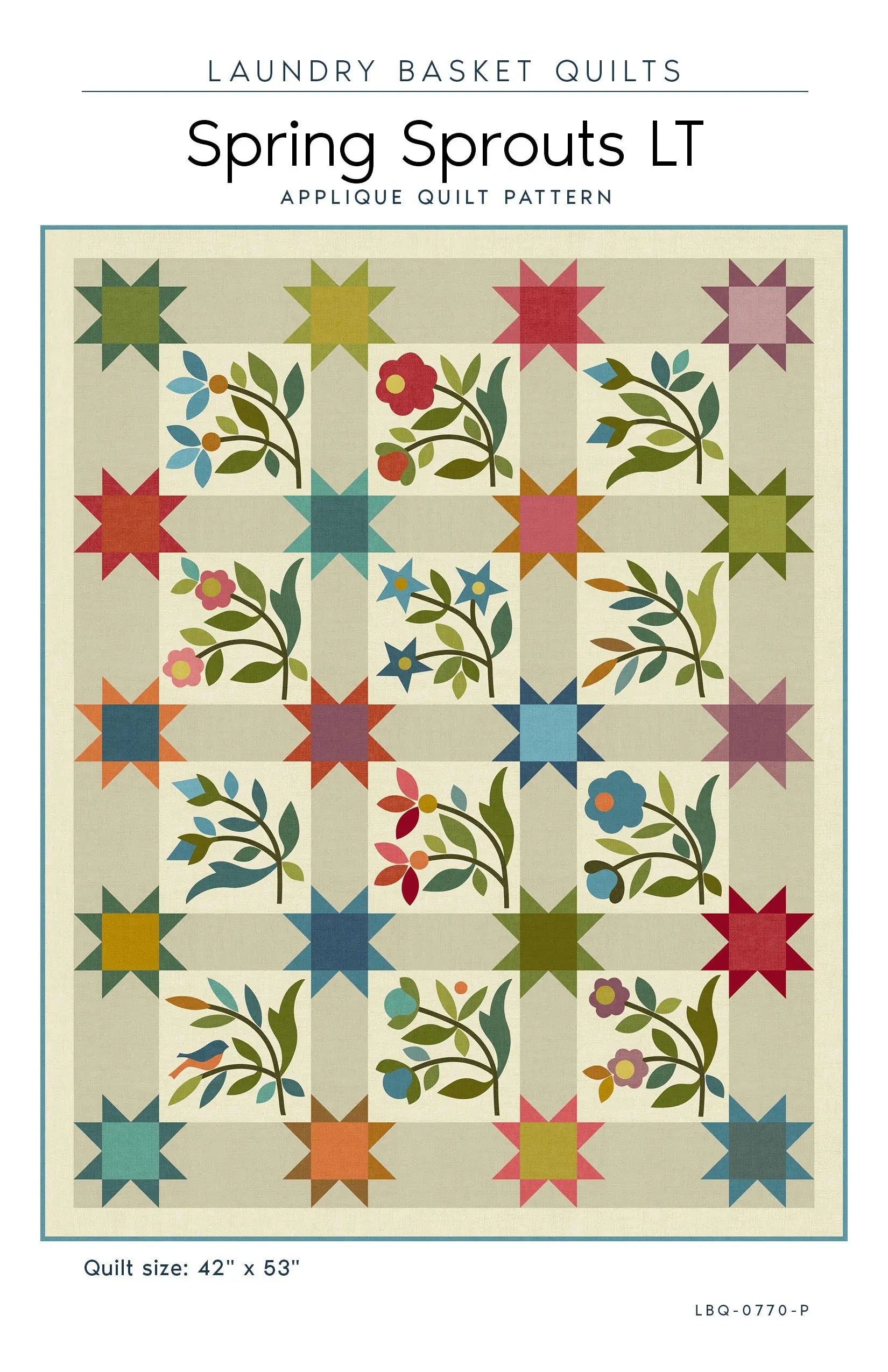 Spring Sprouts LT - Linda's Electric Quilters