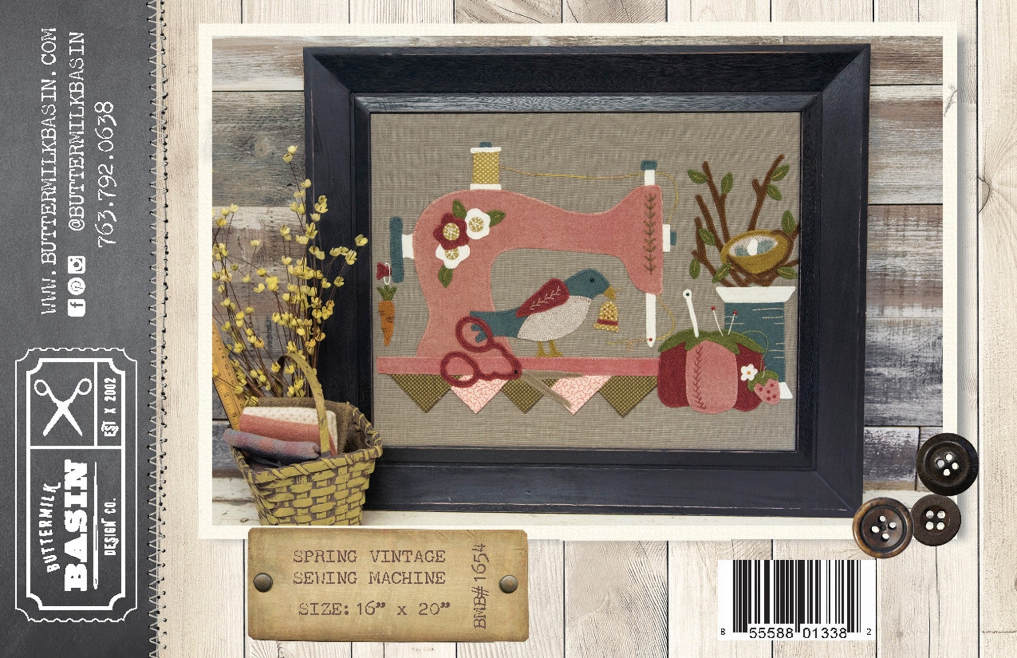 Spring Vintage Sewing Machine - Linda's Electric Quilters