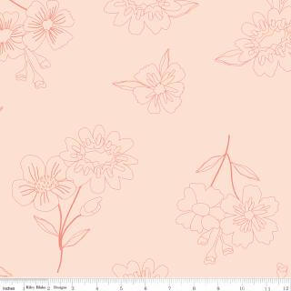 Riley Blake Springs in Town blush 108 inch 3 yard backing package