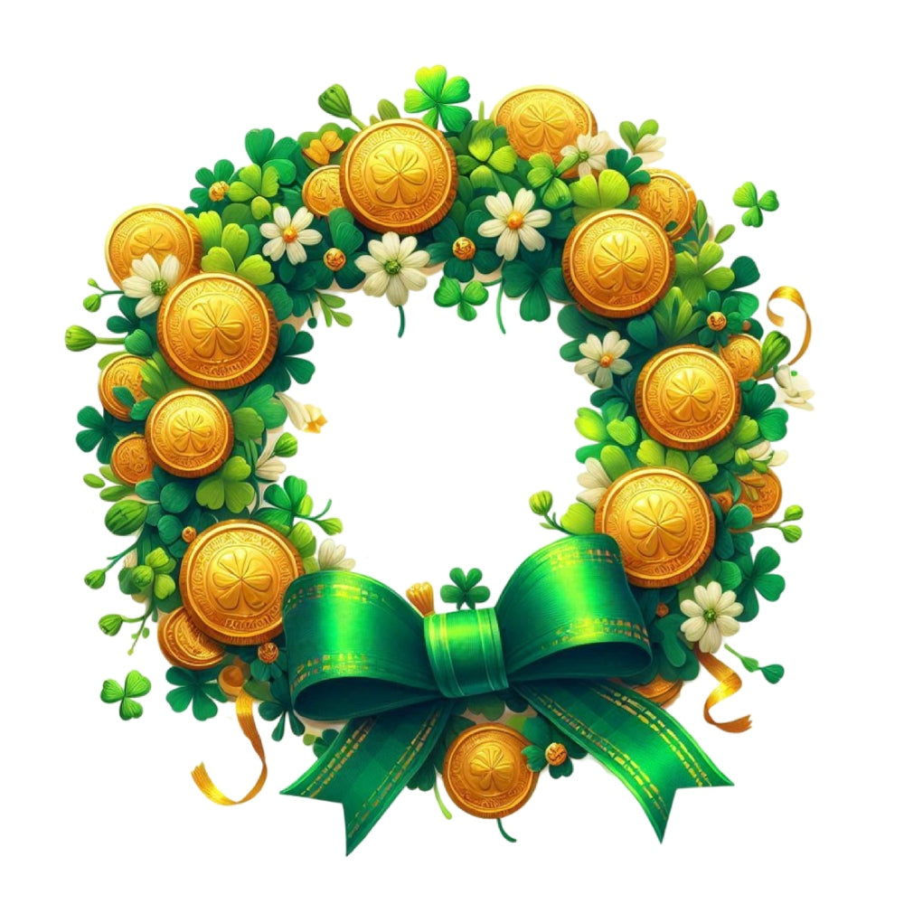 St. Patrick's Day Elements Fabric Panel 11