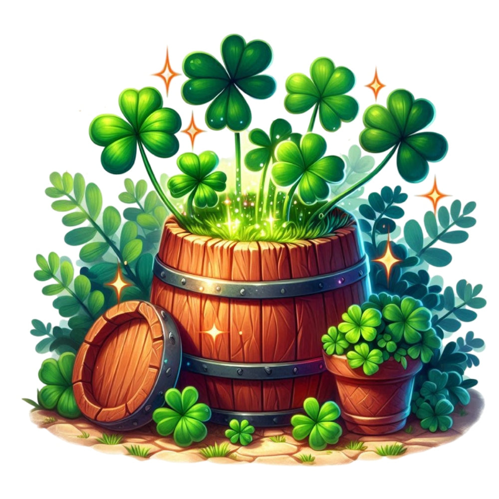 St Patricks Day Elements Fabric Panel 8 QuiltingFabricPanels