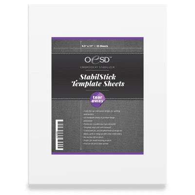 StabilStick Template Sheets  8.5in x 11in