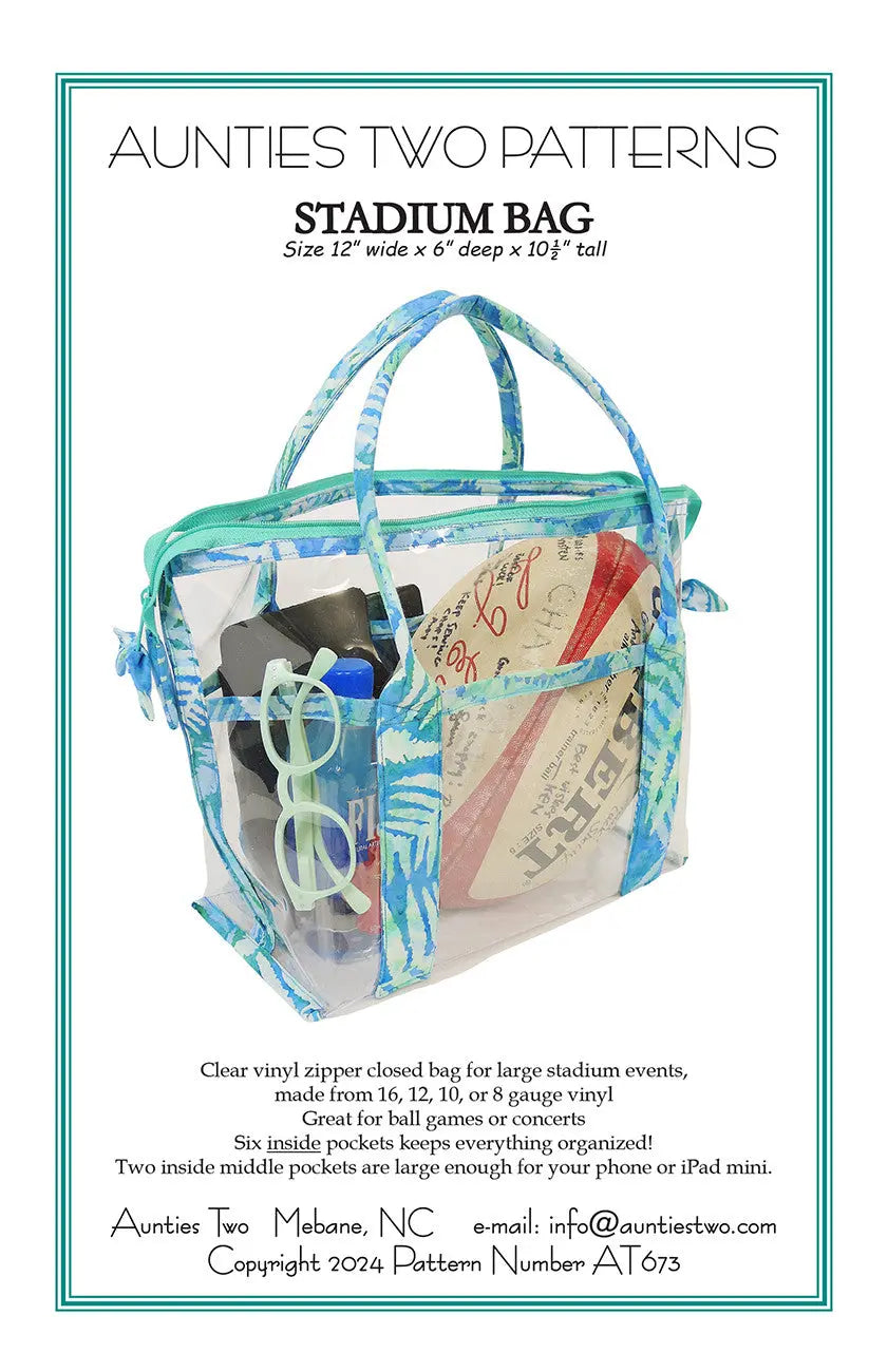 Stadium Bag - Linda's Electric Quilters