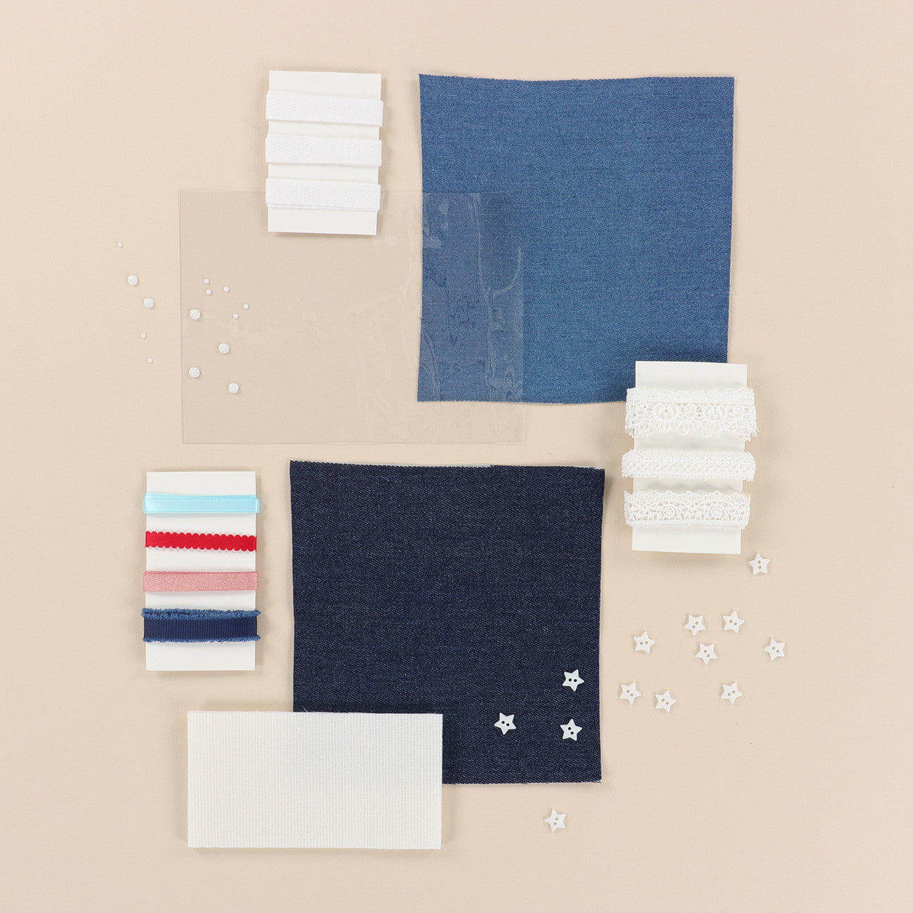 Star-Spangled Beauty Ladder Quilt Embellishement Kit