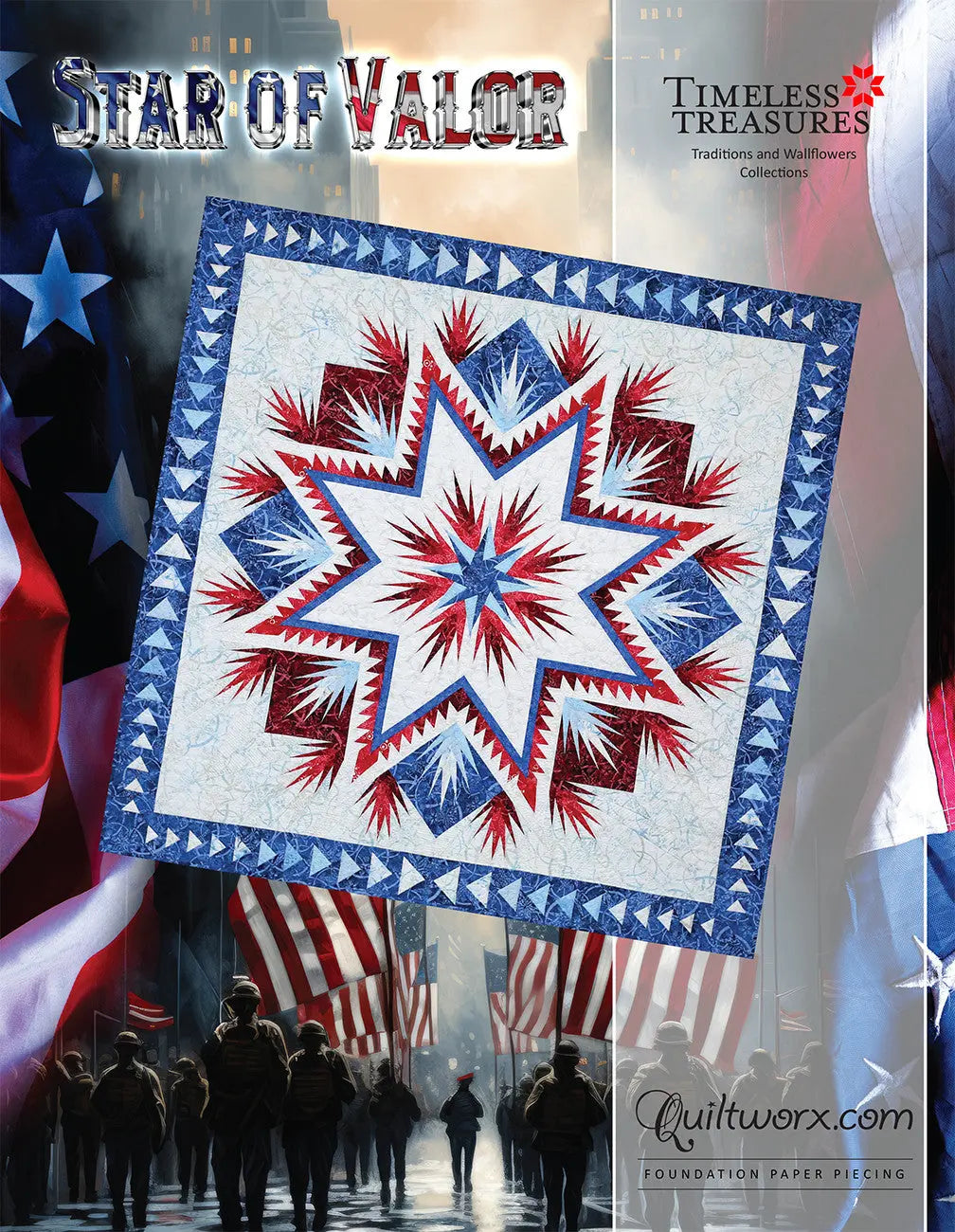 Star of Valor - Linda's Electric Quilters