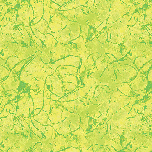 Starlight Safari - Bushland Texture - Light Lime - Linda's Electric