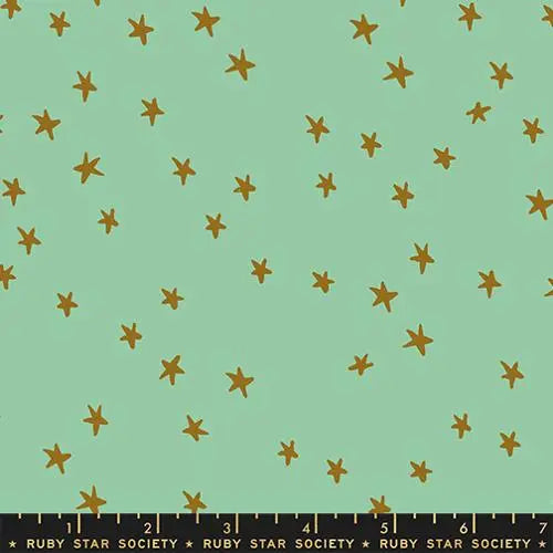 Starry New Moss 43"/44" Fabric Per Yard Moda Fabrics & Supplies