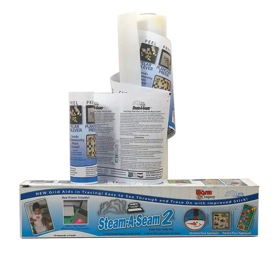 Steam-A-Seam 2 24" x 25 YD Fusible Web - Heat-Adhesive for Quilting and Crafting Warm Company