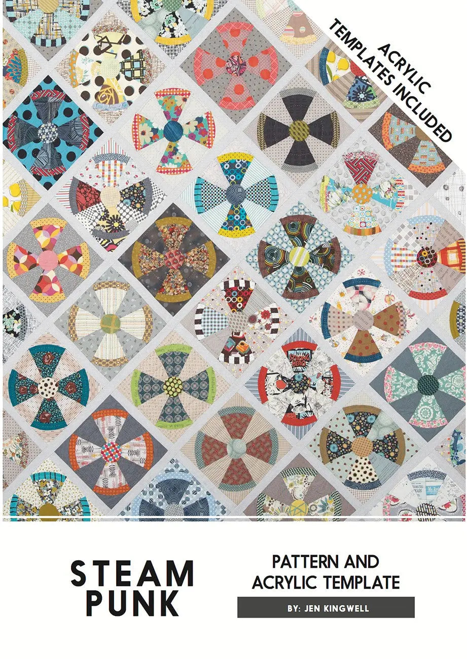 Steam Punk Pattern And Template - Linda's Electric Quilters