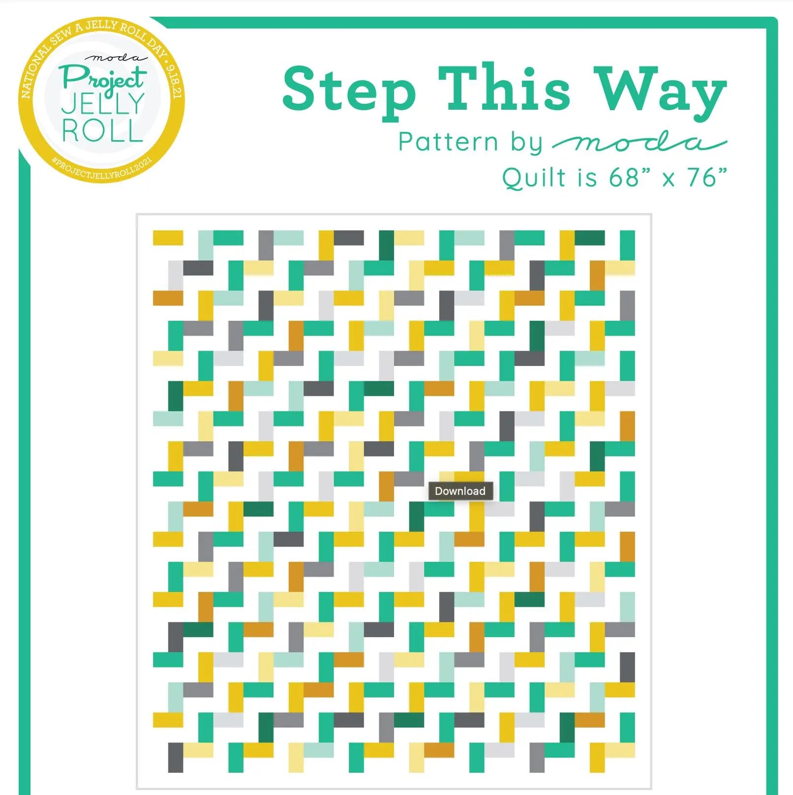 Step this Way Pattern (Digital Download) - Linda's Electric Quilters