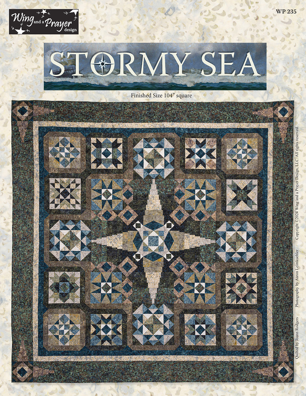 Stormy Sea Block of the Month Pattern