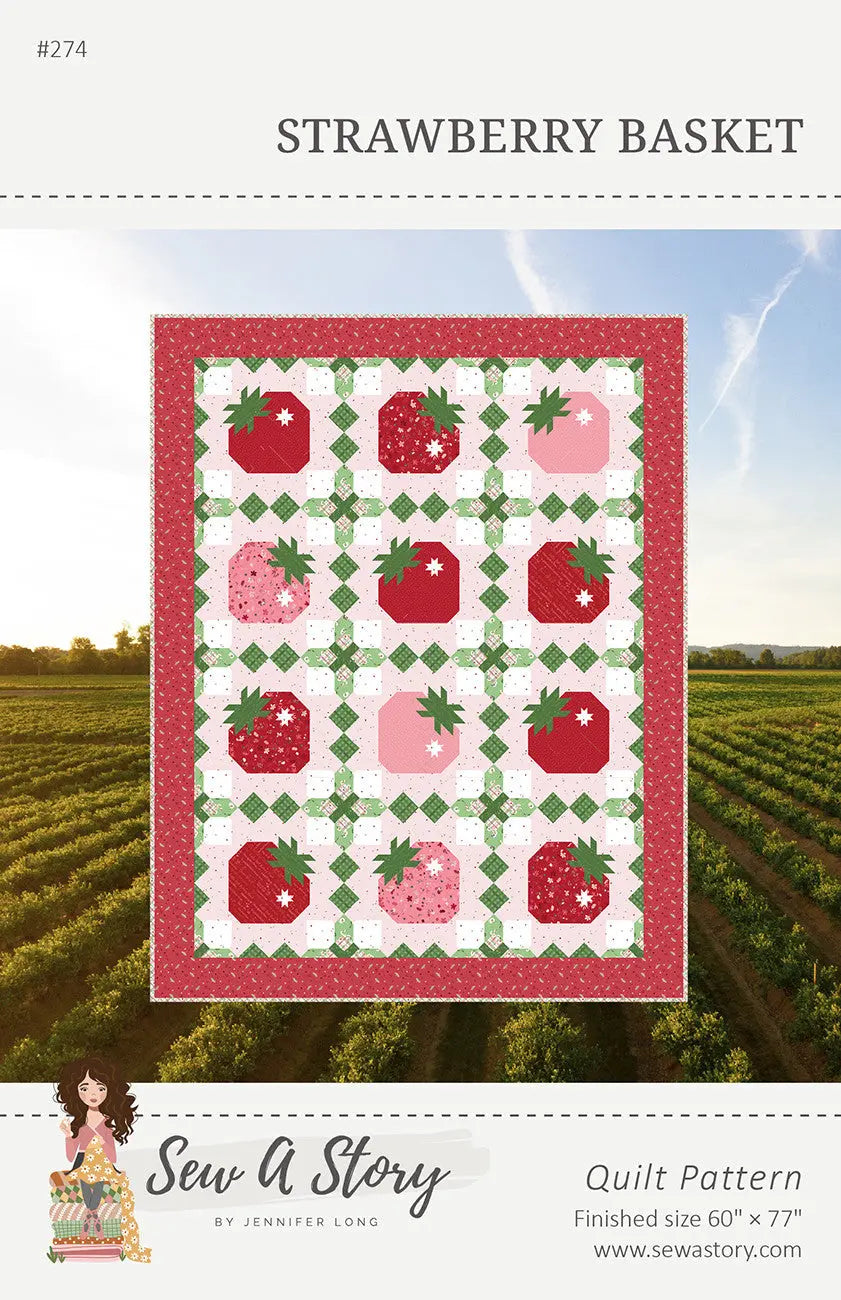 Strawberry Basket Quilt Pattern - Linda's Electric Quilters