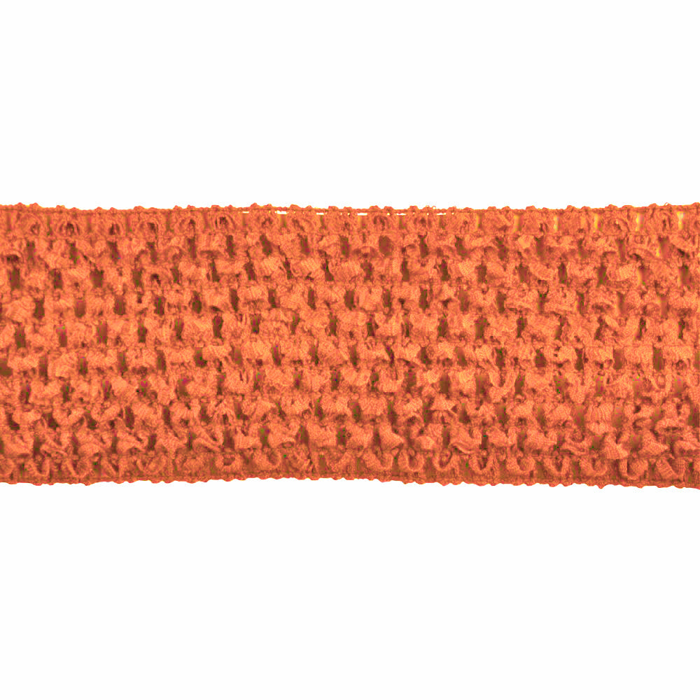 Stretch Crochet Trim 3” Wide x 5 Yards – Elastic Headband Lace Trim for Sewing, Crafts, DIY Hair Accessories