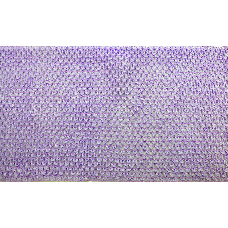 Stretch Crochet Trim 6” Wide x 5 Yards – Elastic Crochet Fabric for Sewing, Crafts, DIY Apparel