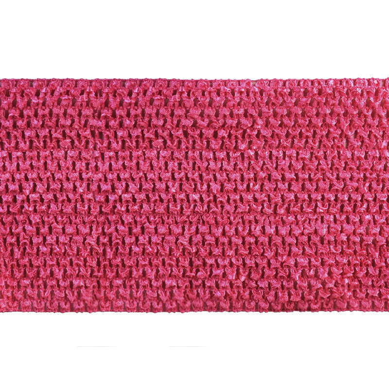 Stretch Crochet Trim 6” Wide x 5 Yards – Elastic Crochet Fabric for Sewing, Crafts, DIY Apparel