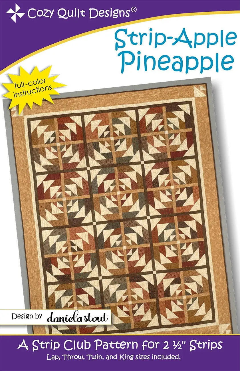 Strip Apple Pineapple - Linda's Electric Quilters