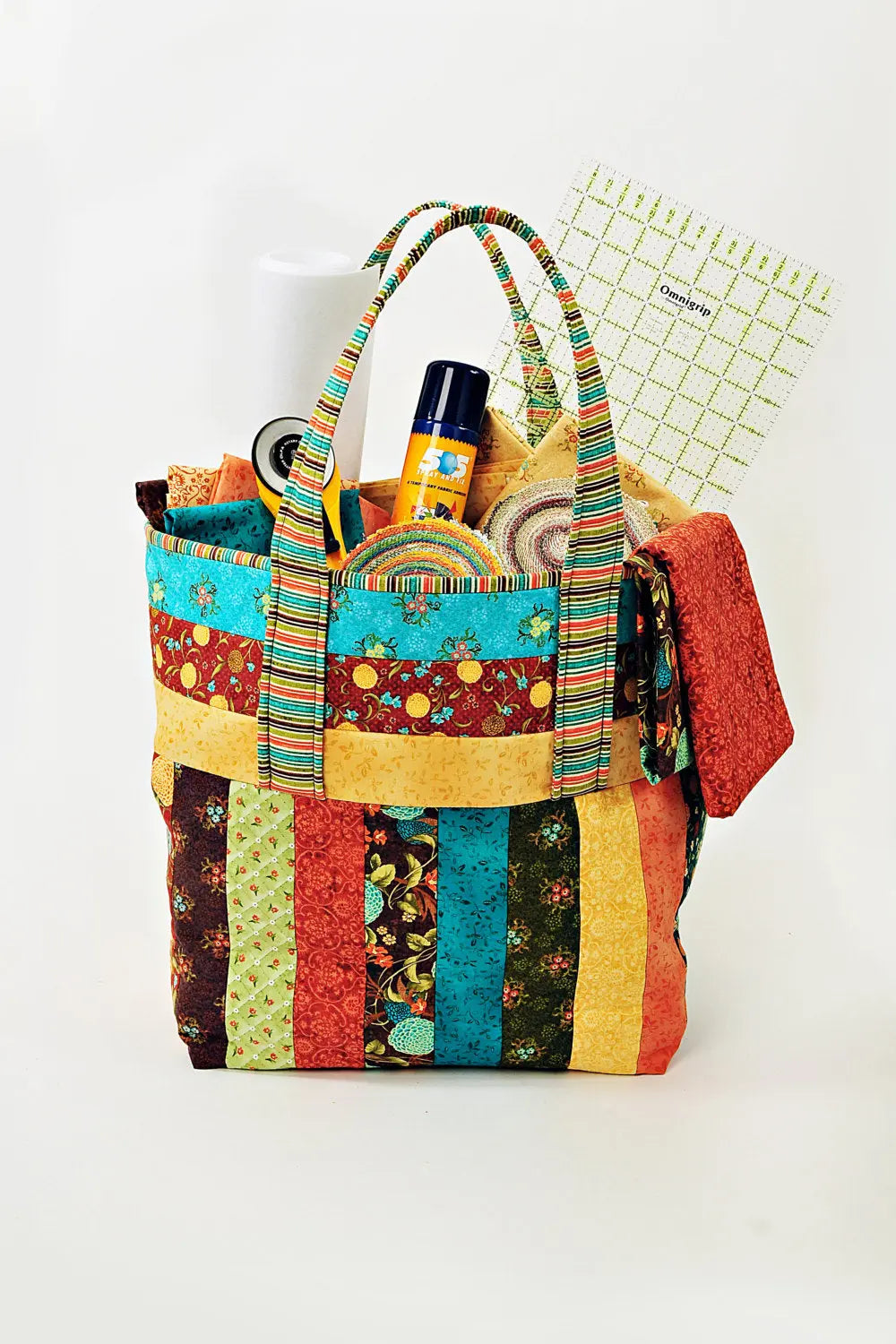 Strip To The Beach Tote Bag Pattern 165 GE Designs
