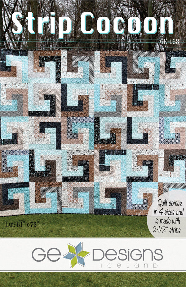 Strip Cocoon Pattern 163 - Linda's Electric Quilters