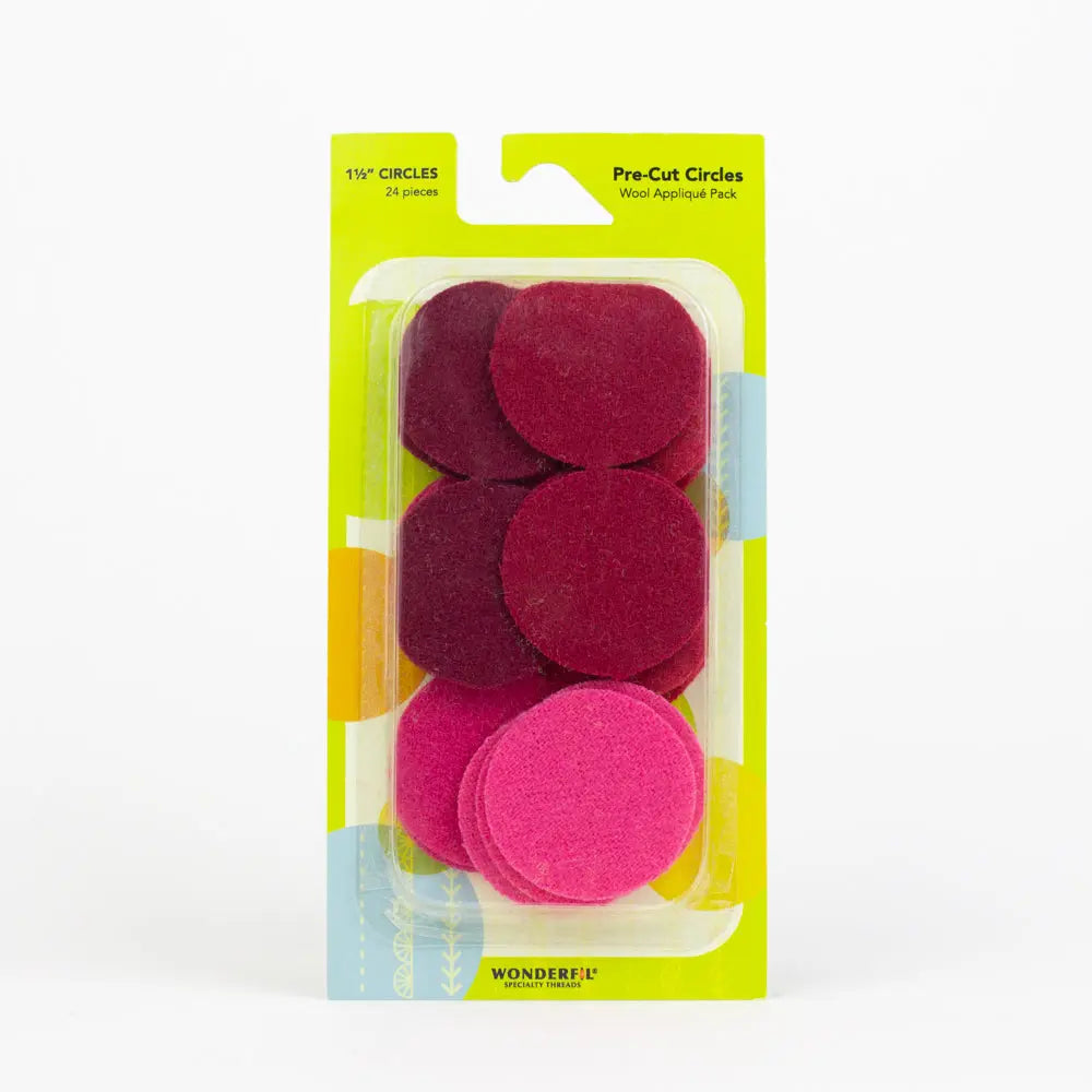 Sue Spargo Pre-cut Wool Circle Applique WonderFil USA