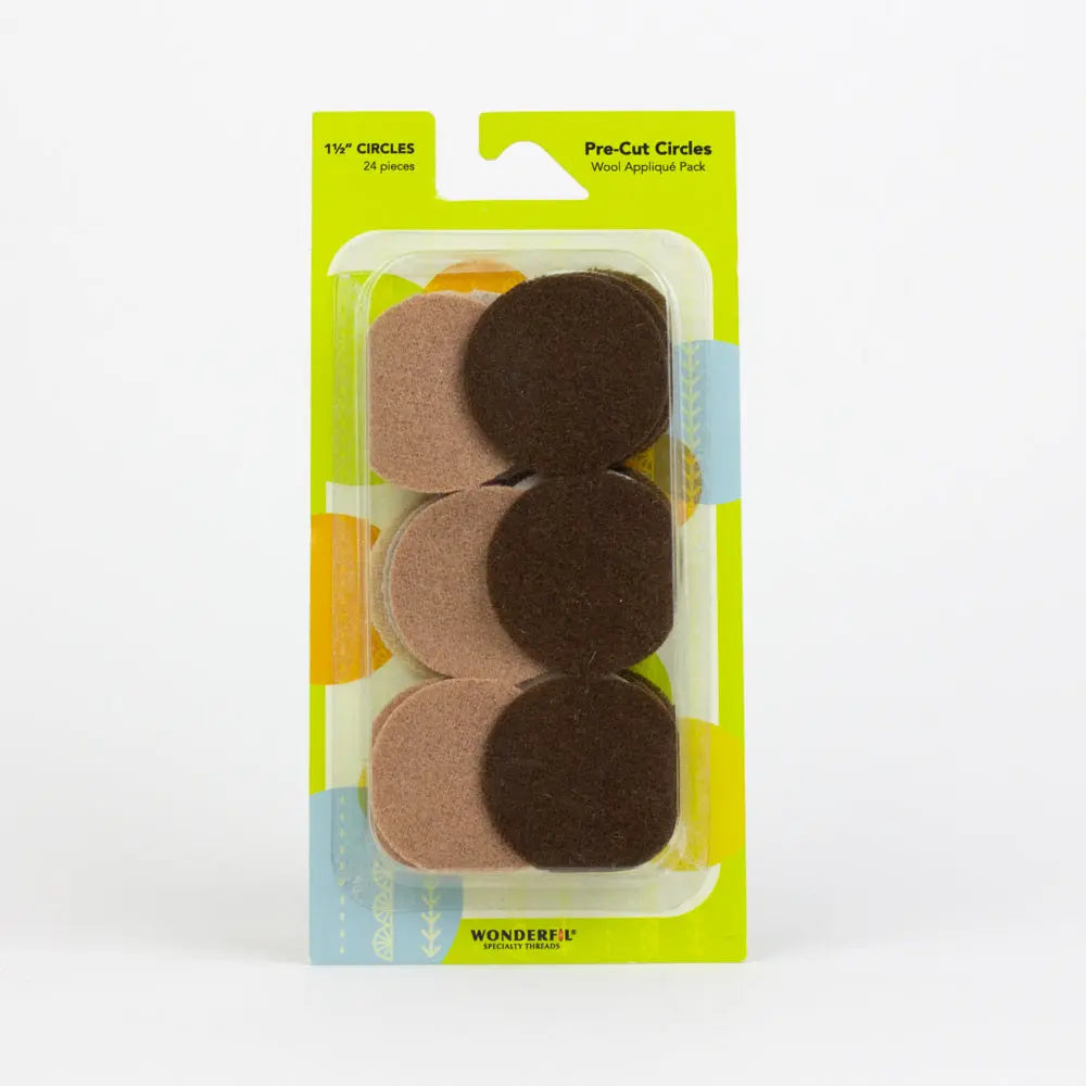 Sue Spargo Pre-cut Wool Circle Applique WonderFil USA