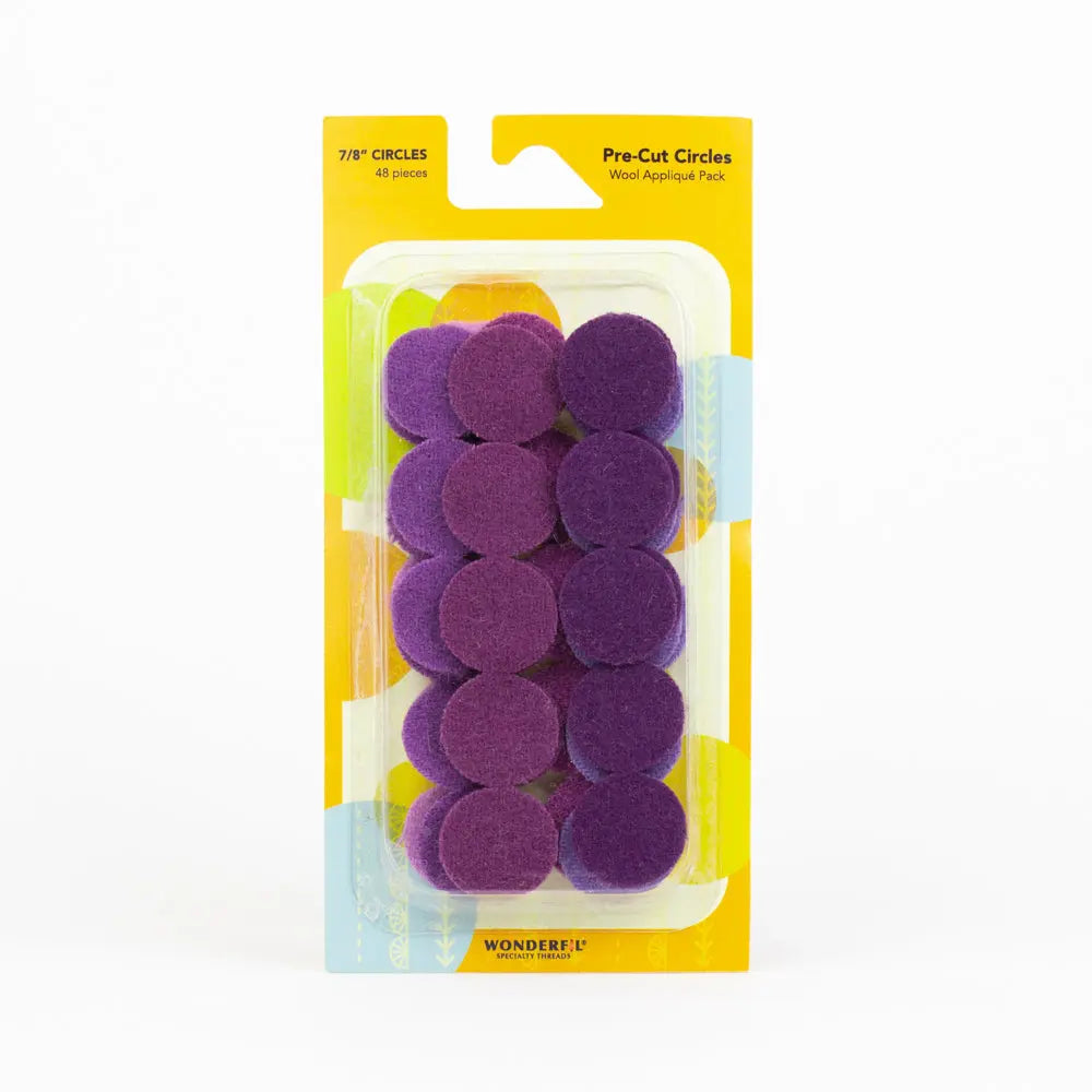 Sue Spargo Pre-cut Wool Circle Applique WonderFil USA