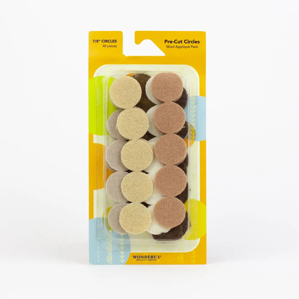 Sue Spargo Pre-cut Wool Circle Applique WonderFil USA
