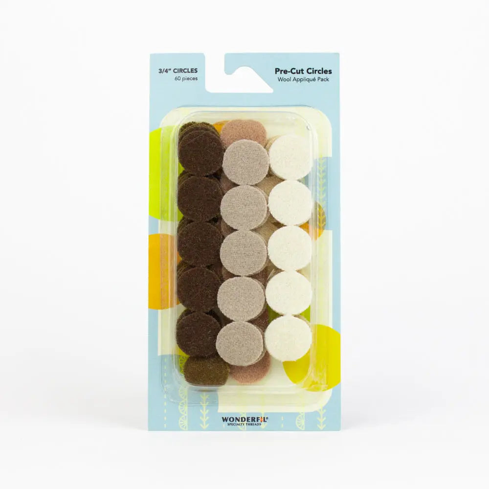 Sue Spargo Pre-cut Wool Circle Applique WonderFil USA