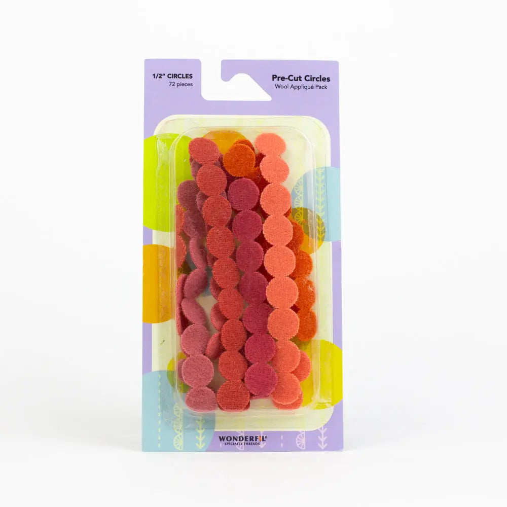 Sue Spargo Pre-cut Wool Circle Applique WonderFil USA