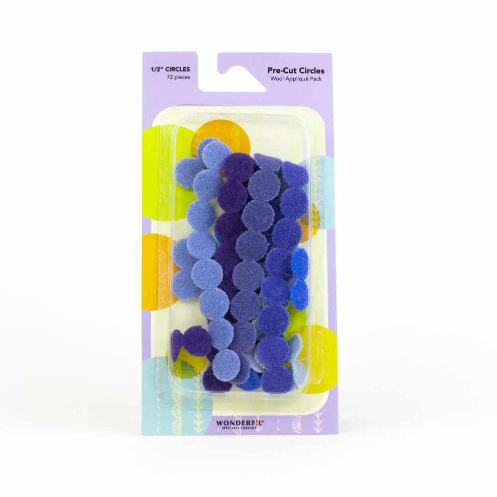 Sue Spargo Pre-cut Wool Circle Applique WonderFil USA