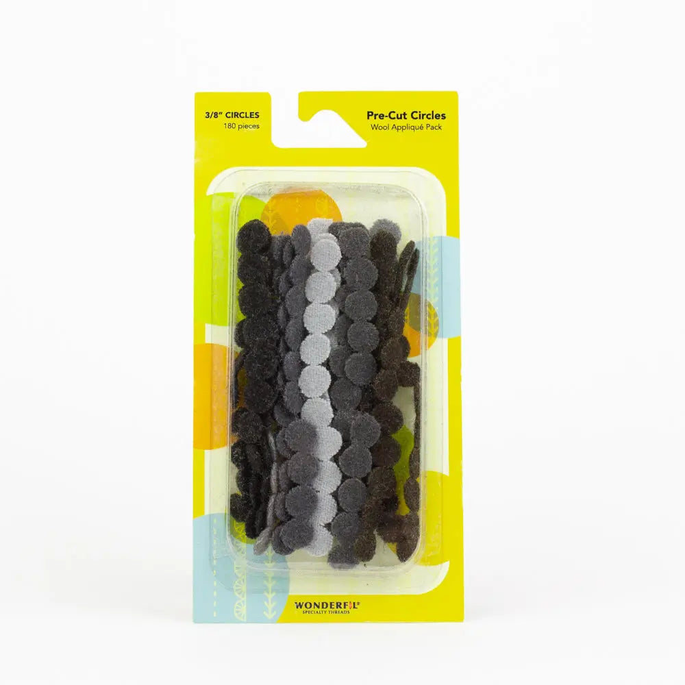 Sue Spargo Pre-cut Wool Circle Applique WonderFil USA