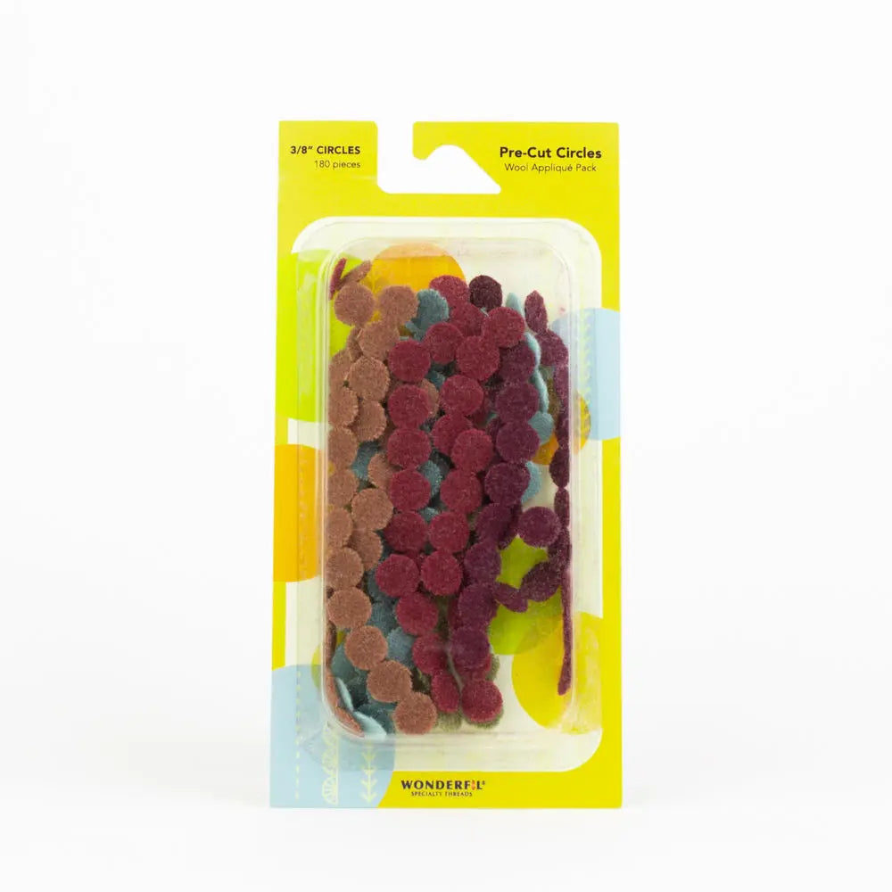 Sue Spargo Pre-cut Wool Circle Applique WonderFil USA