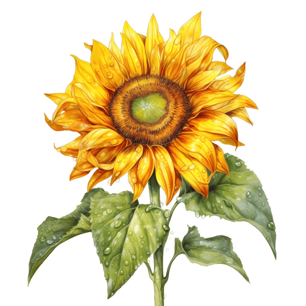 Summer Sunflowers Fabric Panel 17 QuiltingFabricPanels
