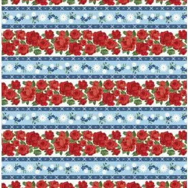 Summertime Daydream - Repeating Stripe 44" / 45" Fabric Per Yard The Fabric Company