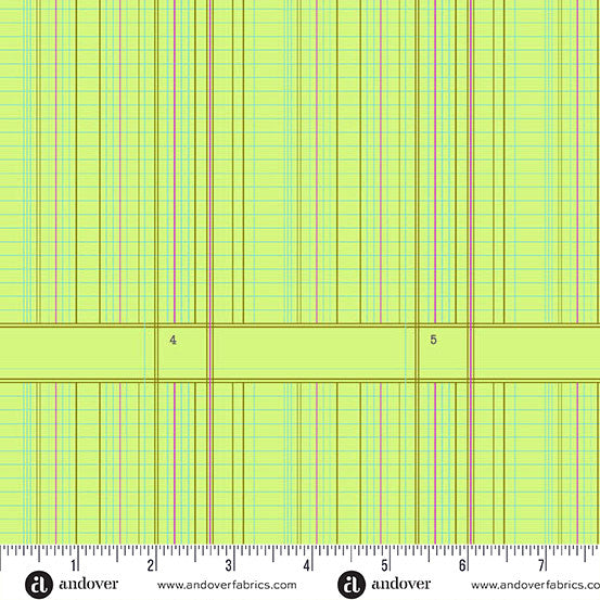 Sun Print 2026 Ledger Pistachio Cotton 44"/45" Fabric Per Yard
