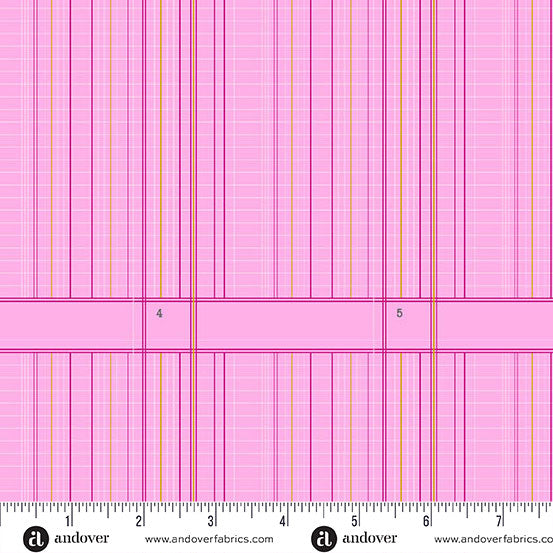 Sun Print 2026 Ledger Blush Cotton 44"/45" Fabric Per Yard