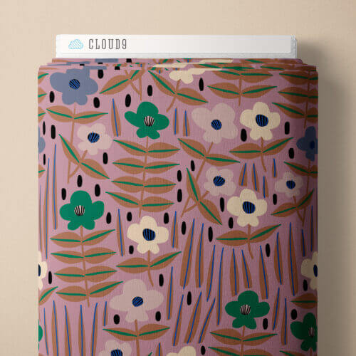 Sun Seed Moon - Moonflower 44" / 45" Fabric Per Yard