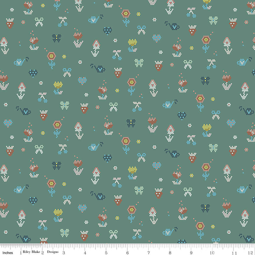 Sunsetridge - Mosaic - Lodge Pole 44" / 45" Fabric Per Yard