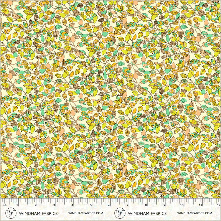 Sunshine Hebe Cream High Density Cotton 44"/45" Fabric Per Yard