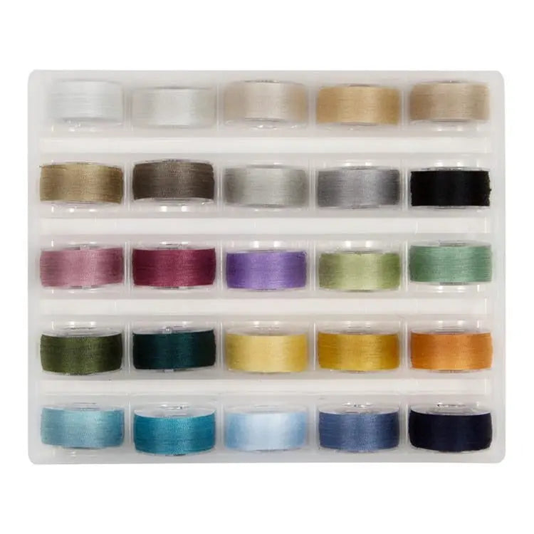 Super Bobs Cotton Soft Collection Prewound Bobbins - Class 15 - Linda's Electric Quilters