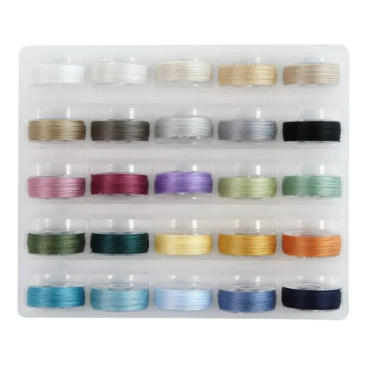 Super Bobs Cotton Soft Collection Prewound Bobbins - L Style - Linda's Electric Quilters