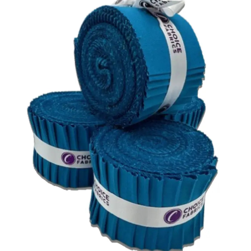 Blue Supreme Solids - 2.5" Roll - Blue Jewel (20 cuts)