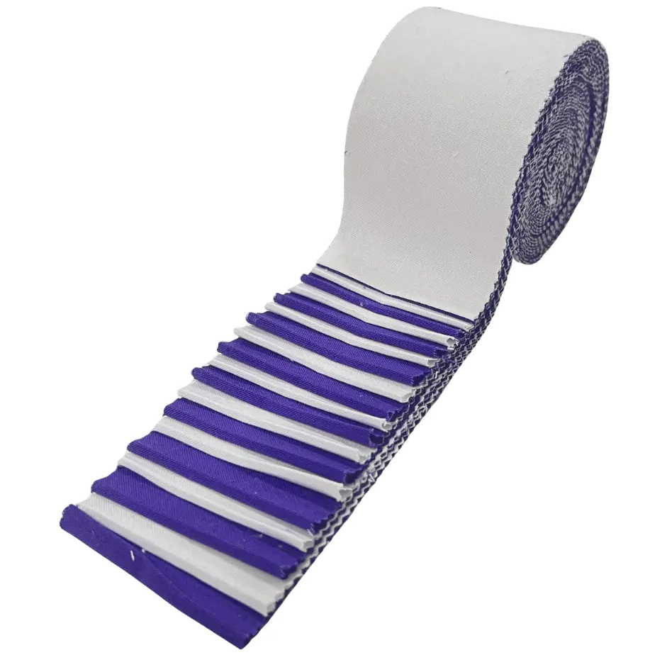 Purple, White Supreme Solids - 2.5" Roll - Purple & White (20 cuts)