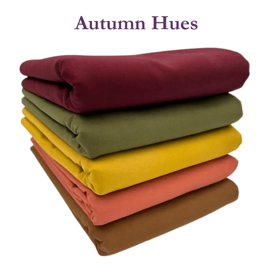 Supreme Solids - One Yard Bundle - 5 pack (Autumn Hues) The Fabric Company